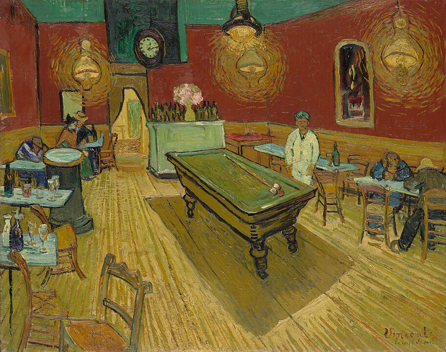 "Le Cafe De Nuit," by Vincent Van Gogh.