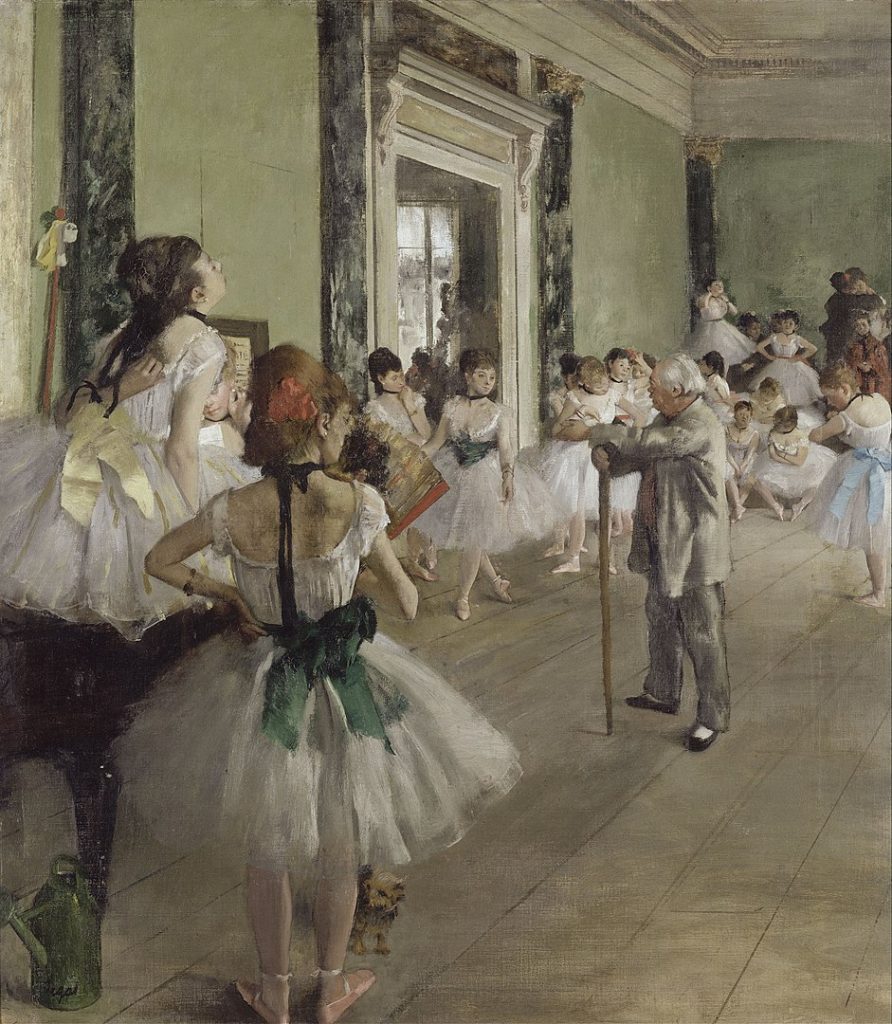 "The Ballet Class," by Edgar Degas.