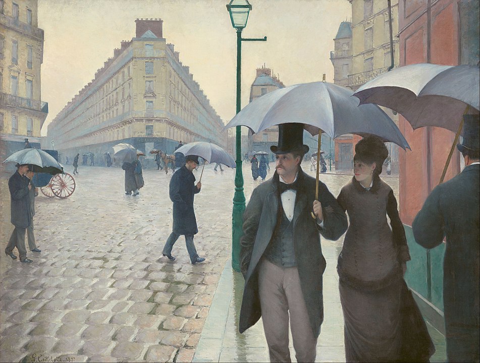 "Paris Street Rainy Day," by Gustave Caillebotte.