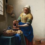 "Het Melkmeisje," by Johannes Vermeer.