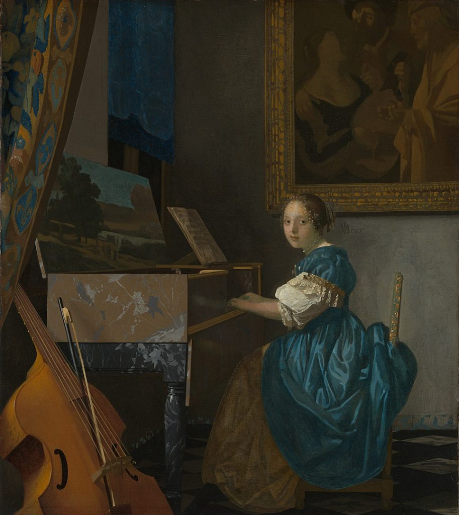 "Lady Seated At A Virginal," by Johannes Vermeer.