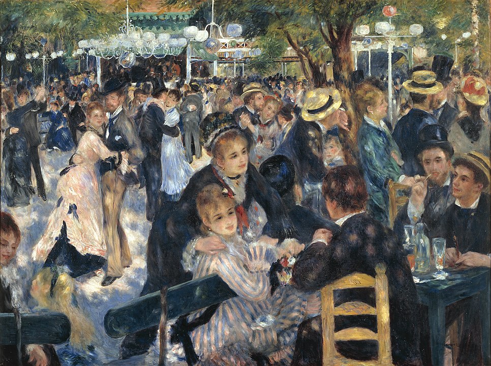 "Le Moulin De La Galette," by Pierre-Auguste Renoir.