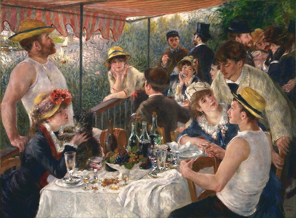 "Luncheon Of The Boating Party," by Pierre-Auguste Renoir.