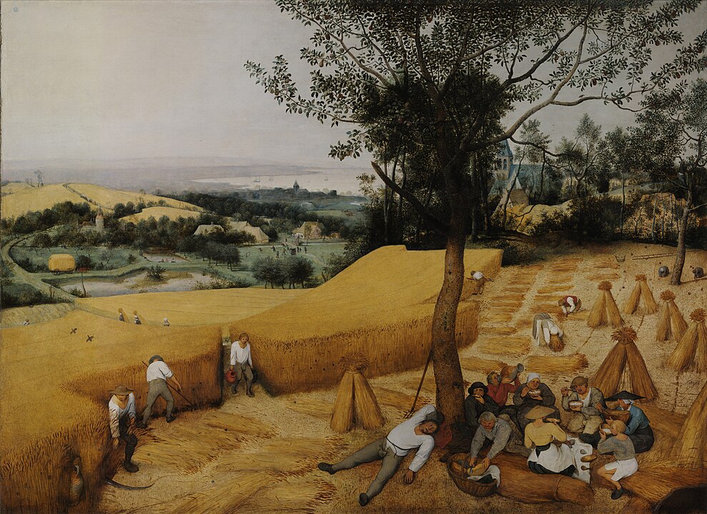 "The Harvesters," by Pieter Bruegel the Elder.
