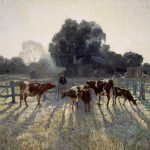 "Spring Frost," by Elioth Gruner.