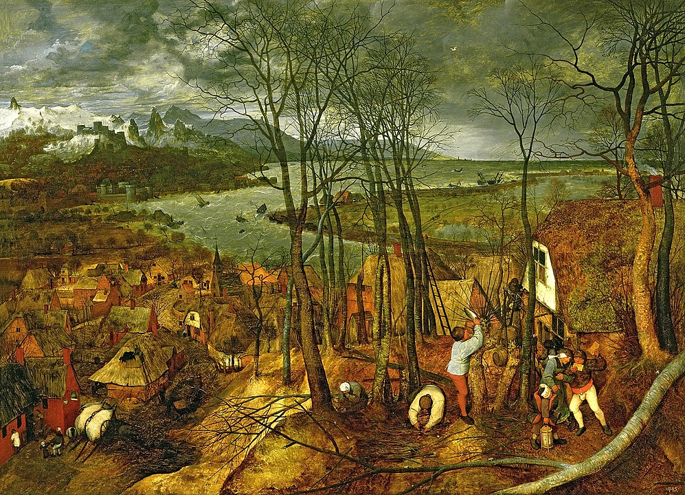 "De Sombere Dag Vroege Voojaar," by Pieter Bruegel the Elder.