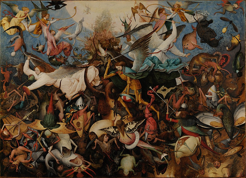 "The Fall Of The Rebel Angels," by Pieter Bruegel the Elder.