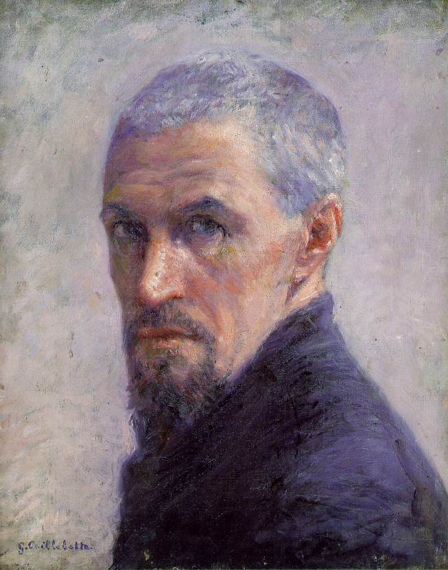 "Self Portrait," by Gustave Caillebotte.