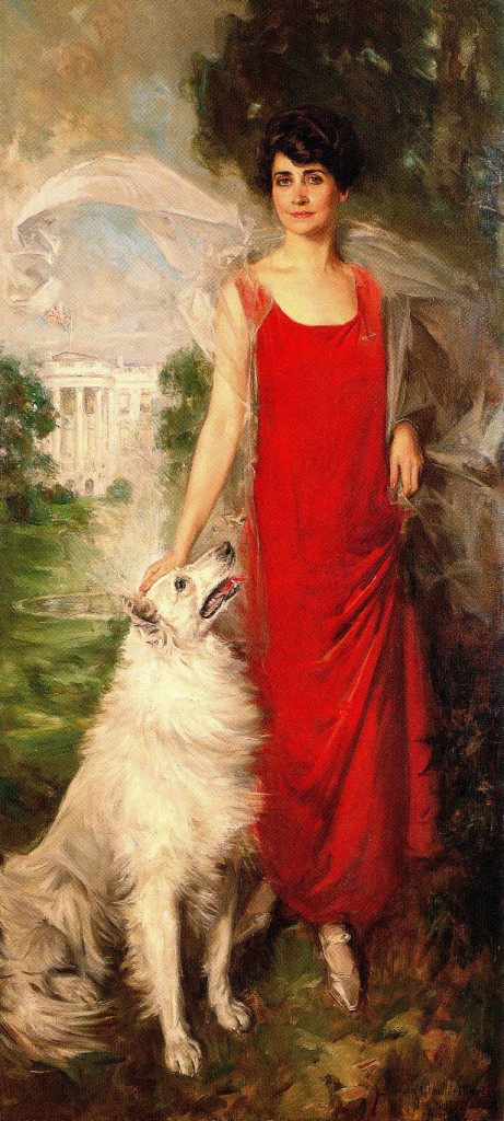 "Grace Coolidge Official Portrait," by Henry Chandler Christy.