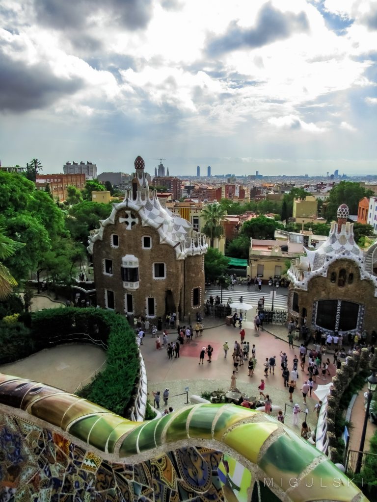 "Park Güell," by Antoni Gaudí.