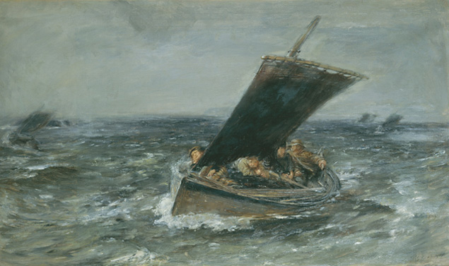 "Through Wind And Rain," by William McTaggart.