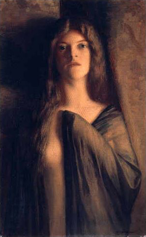 "Portrait Of A Girl," by Max Nonnenbruch.