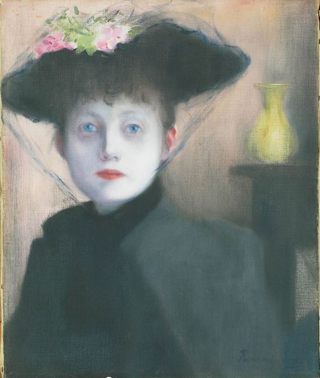 "Parisian Woman," by József Rippl-Rónai.