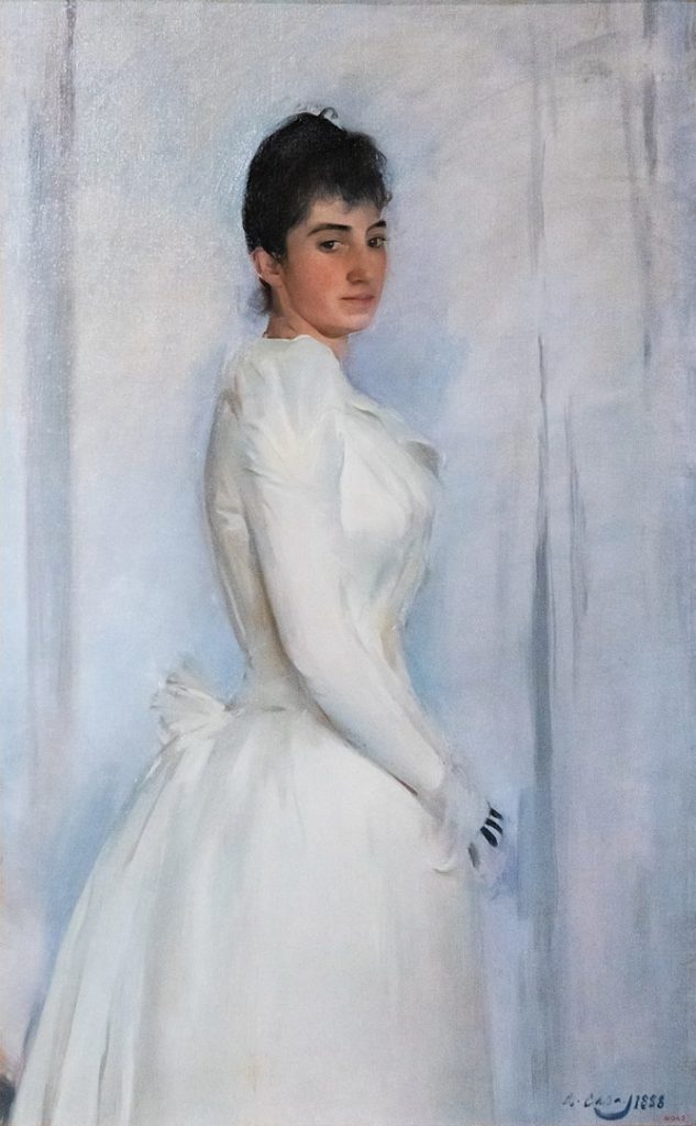 "Portrait of Montserrat Carbó," by Ramon Casas.