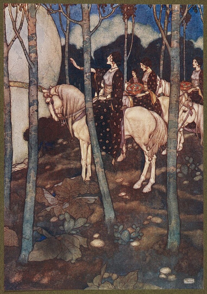 "After These Maidens..." by Edmond Dulac.
