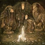 "Look at them, mother Troll said. Look at my sons! You won't find more beautiful trolls on this side of the moon," by John Bauer.