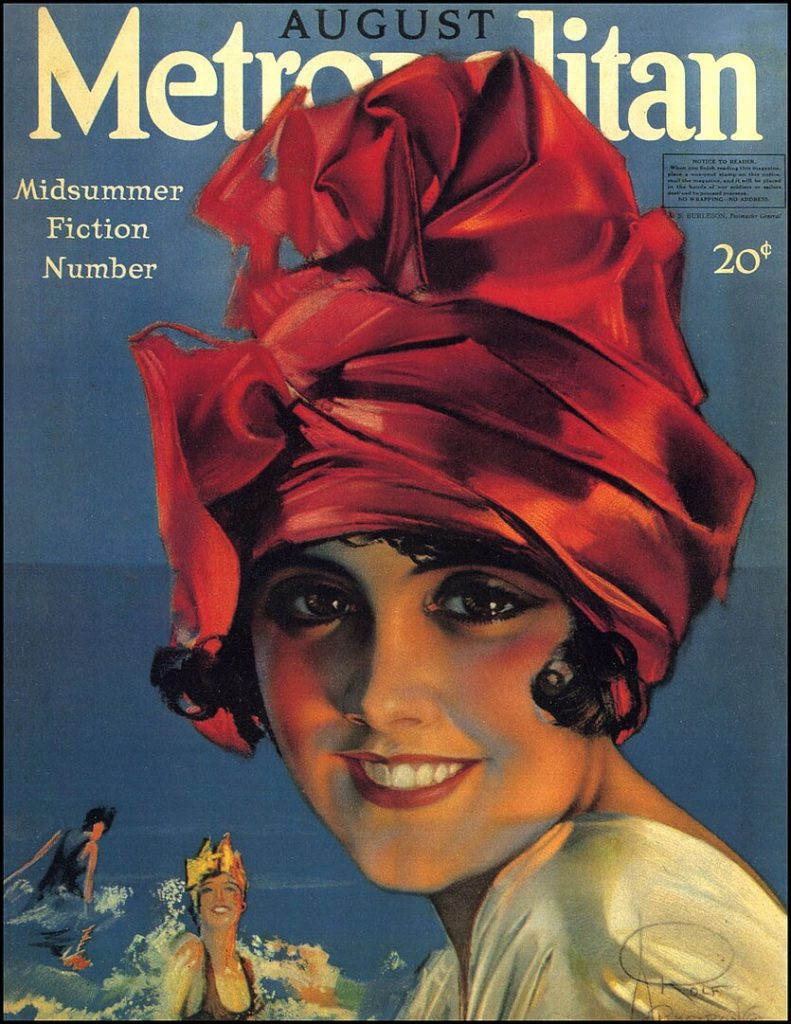 "Metropolitan August 1918," by Rolf Armstrong.