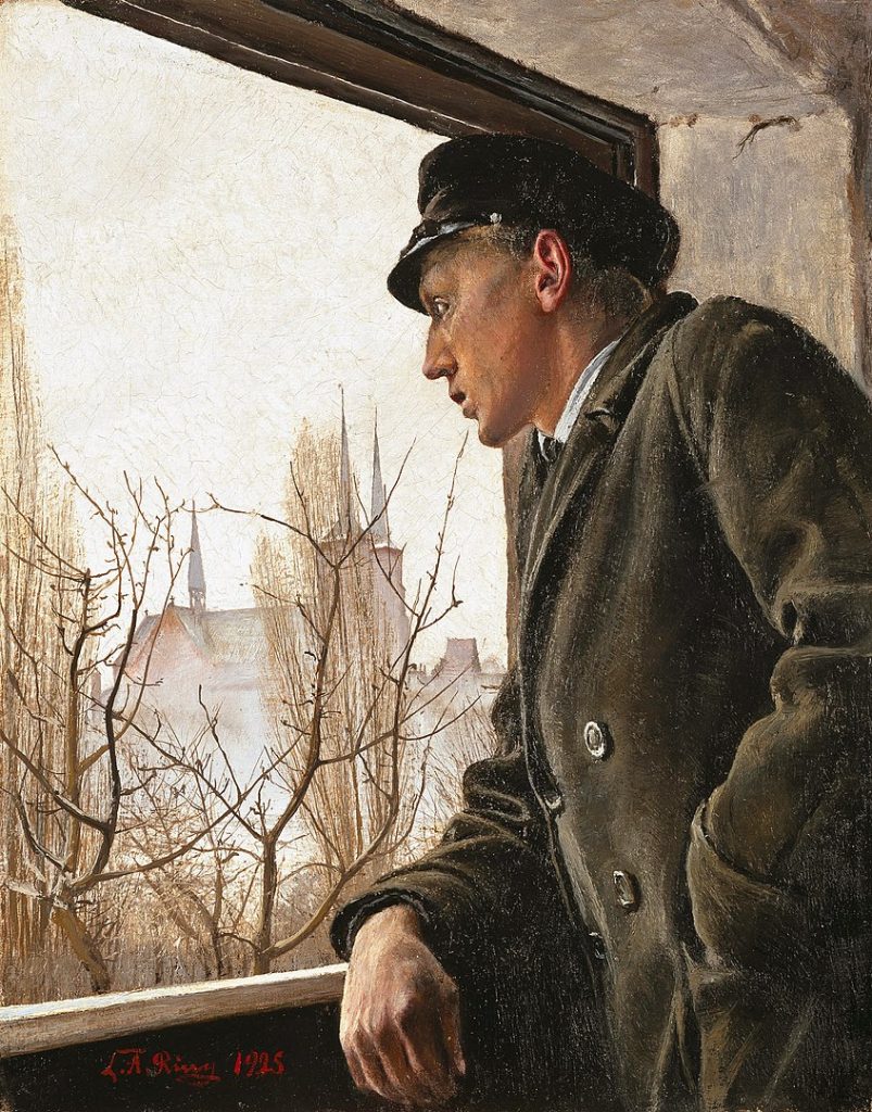 "Ole Ring Looks Over Roskilde," by Laurits Andersen Ring.