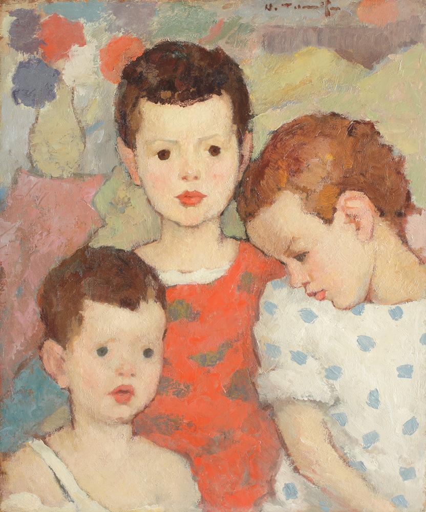 "Trei Frati Copii," by Nicolae Tonitza.