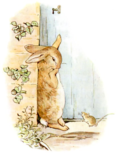 "Peter Rabbit Number 20," by Beatrix Potter.