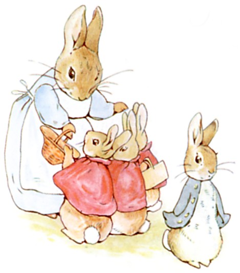 "Peter Rabbit Number 3," by Beatrix Potter.