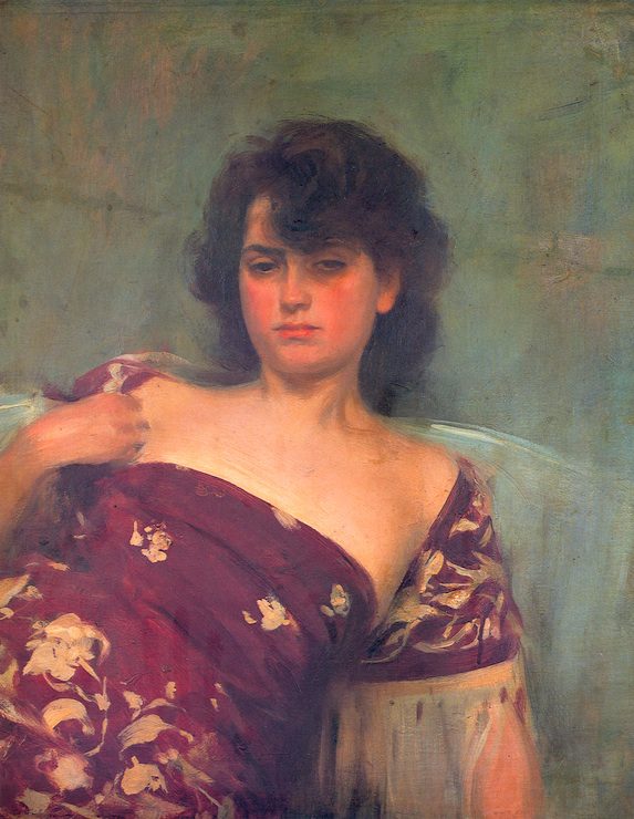 "Julia En Granate," by Ramon Casas.