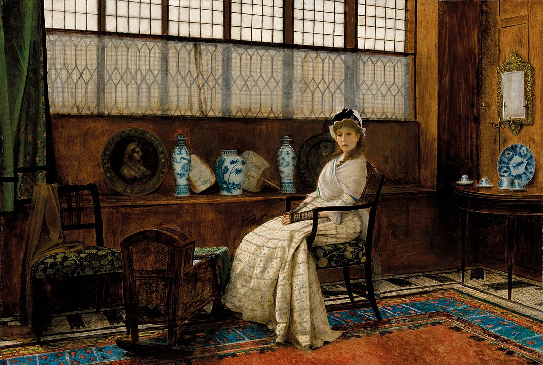 "The Cradle Song," by John Atkinson Grimshaw.