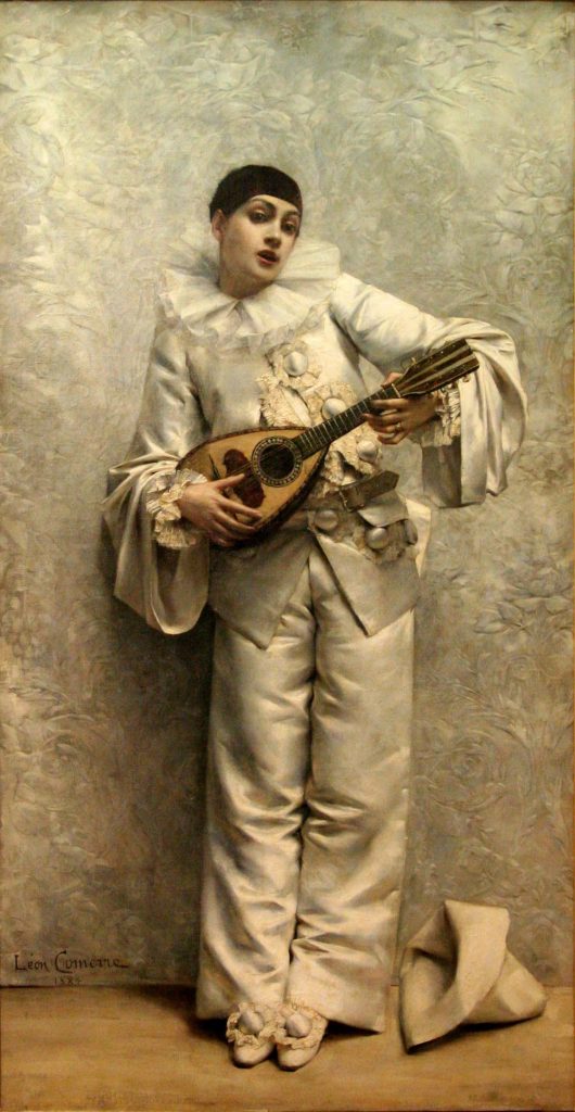"Jouant De La Mandoline" by Léon François Comerre.