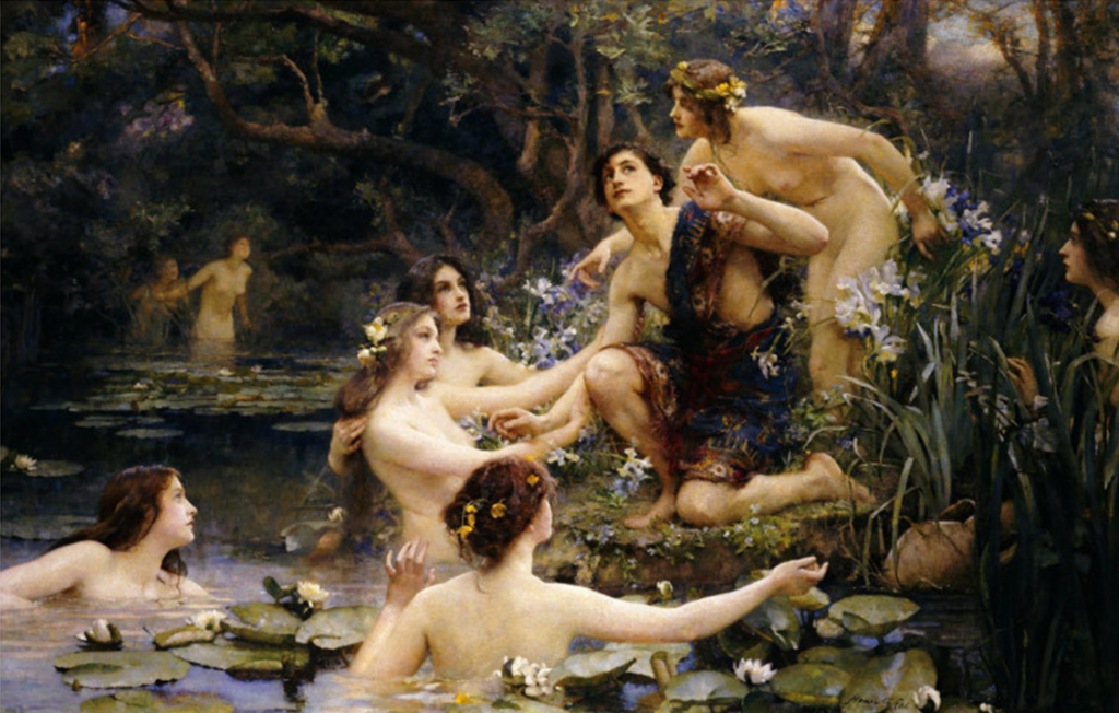 "Water Nymphs" by Henrietta Rae.