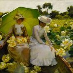 "Lotus Lilies" by Charles Courtney Curran.