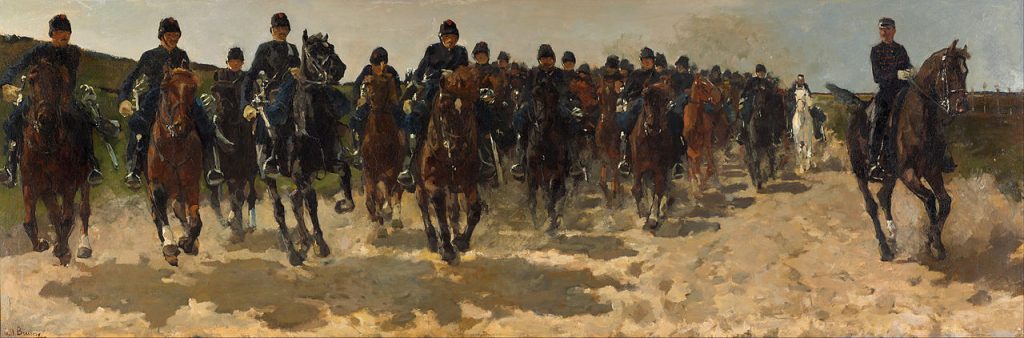 "Cavalry" by George Hendrik Breitner.