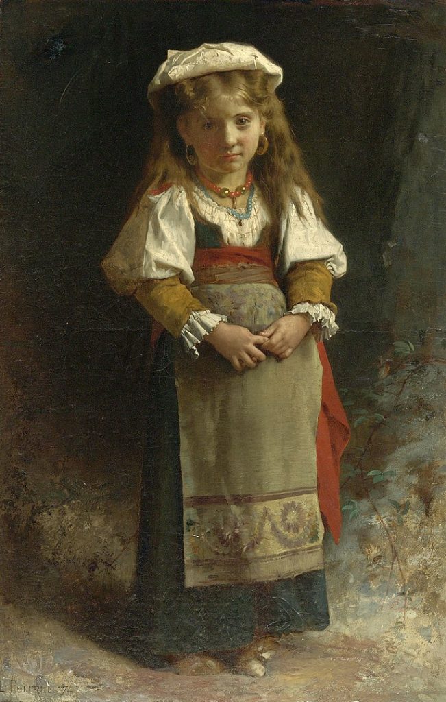 "Portrait Of A Young Girl," by Léon Perrault.