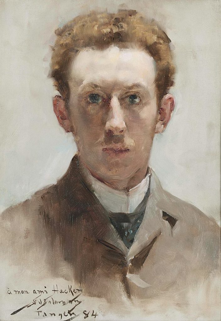 "Arthur Hacker," by Solomon Joseph Solomon.