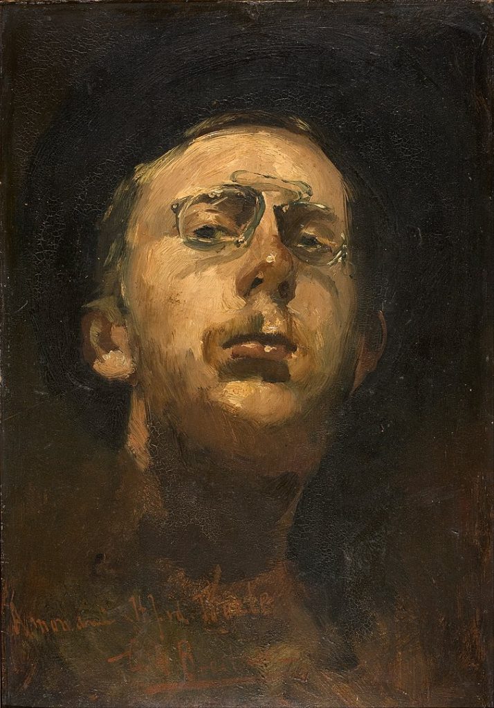 "Self Portrait With Pince-Nez" by George Hendrik Breitner.