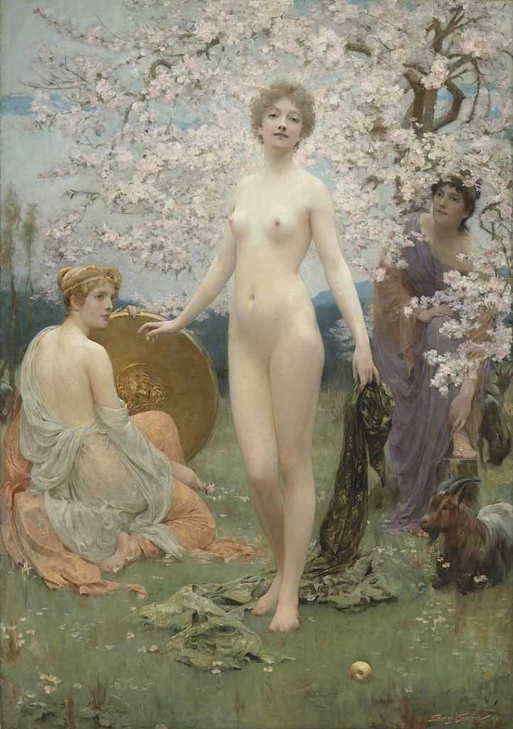 "The Judgement Of Paris," by Solomon Joseph Solomon.