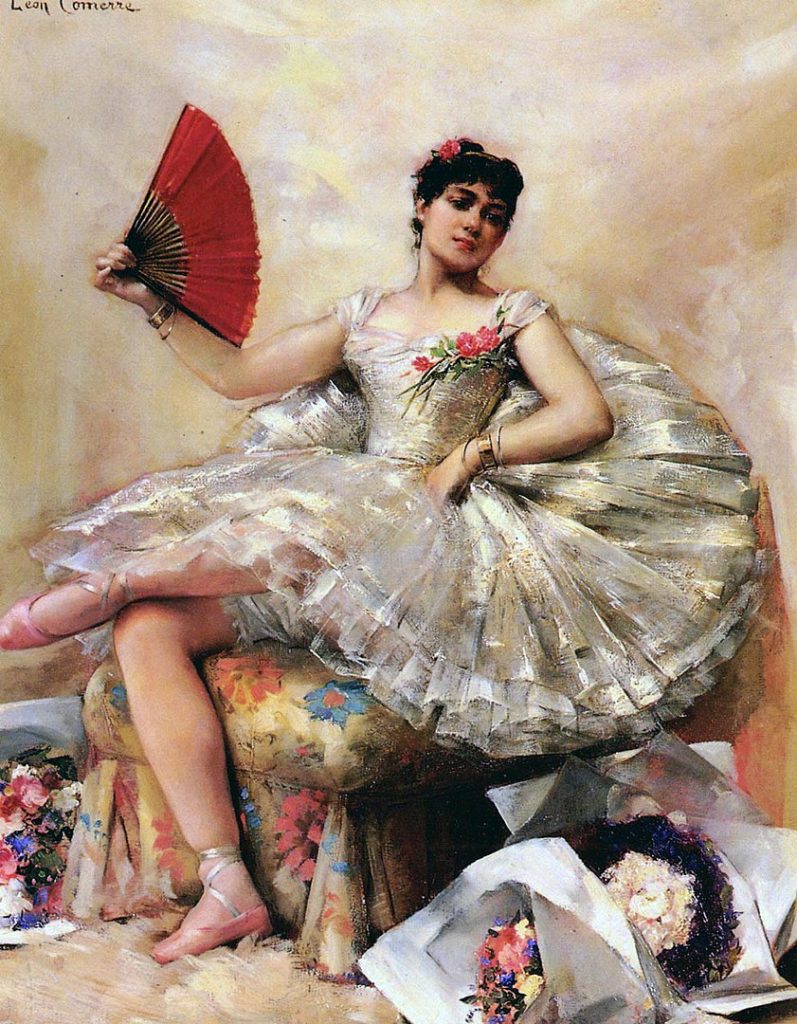 "Portrait Of The Ballerina Rosita Mauri" by Léon François Comerre.