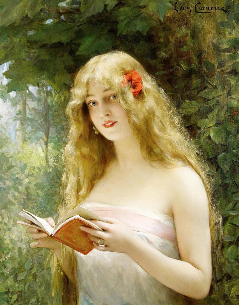 "La Belle Liseuse," by Léon François Comerre.
