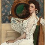 "Portrait Of Mildred Stokes," by William Sergeant Kendall.