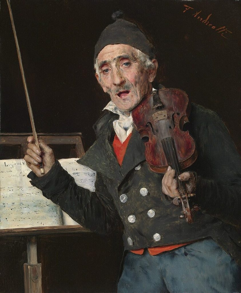 "The Violin Teacher" by Federico Andreotti.