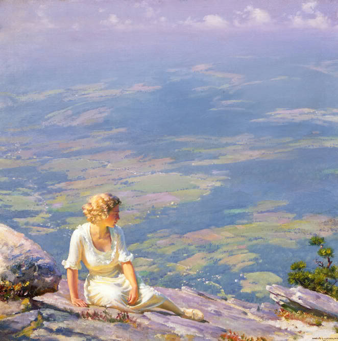 "Sunshine And Haze" by Charles Courtney Curran.
