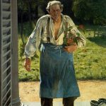 "The Old Gardener" by Emile Claus.