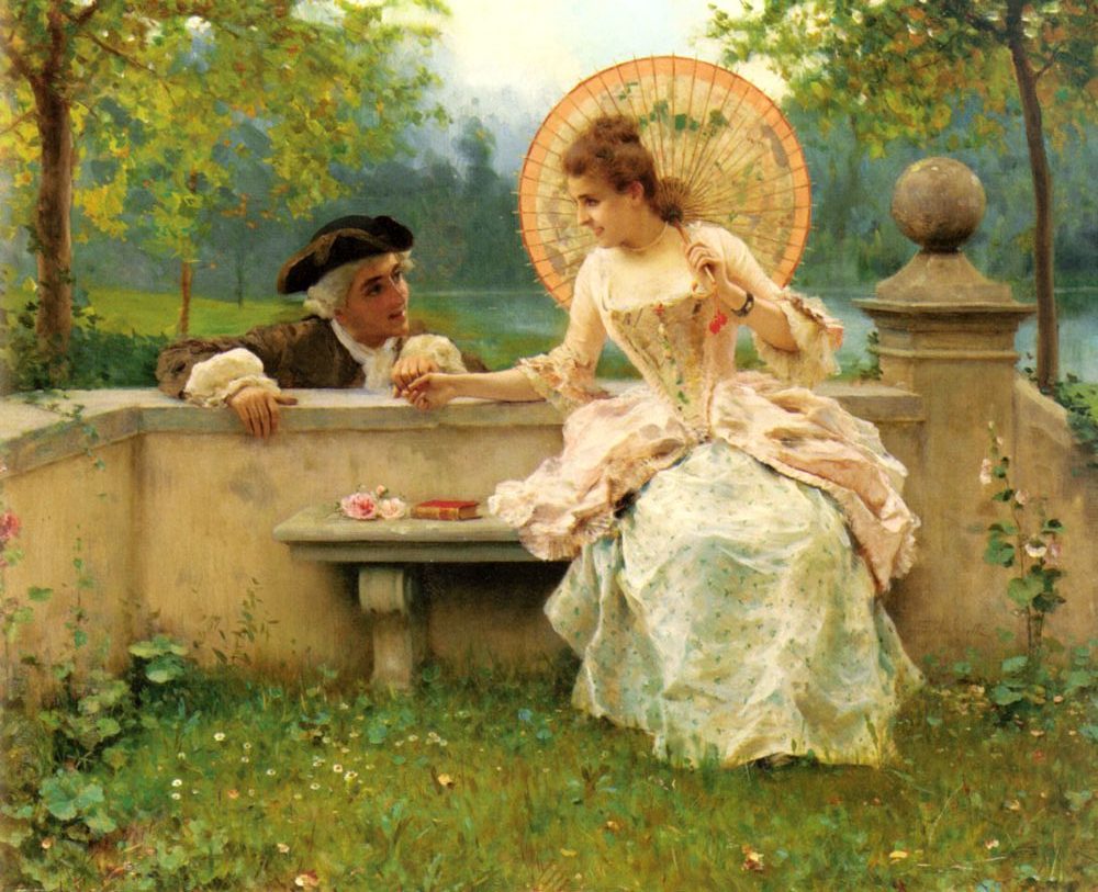 "A Tender Moment In The Garden" by Federico Andreotti.