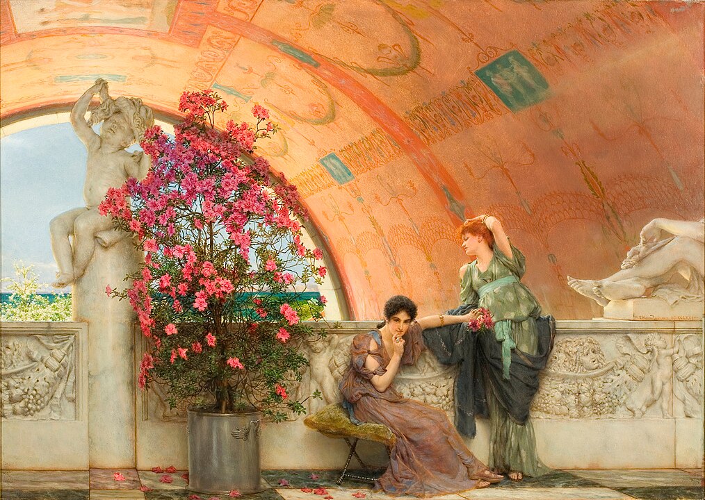 "Unconscious Rivals," by Lawrence Alma-Tadema.