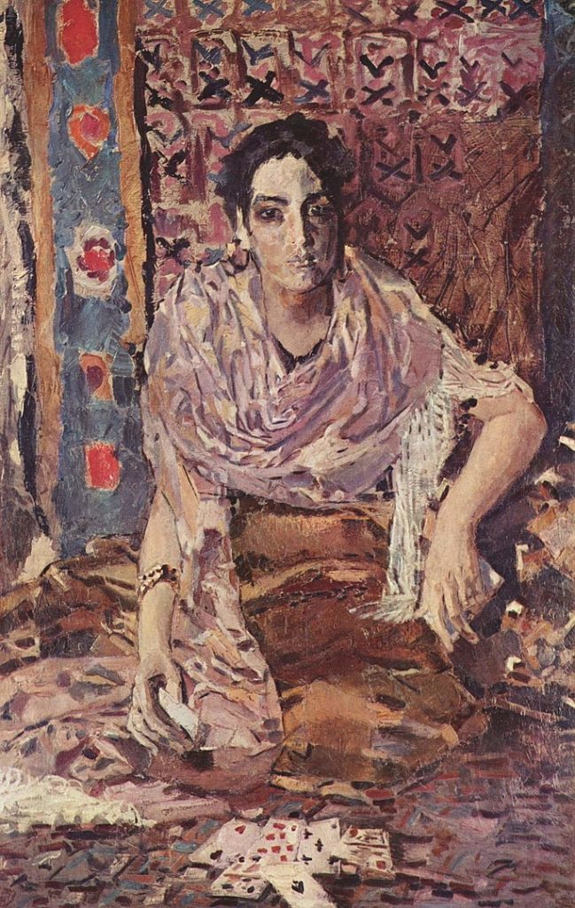 "The Fortune Teller," by Mikhail Vrubel.