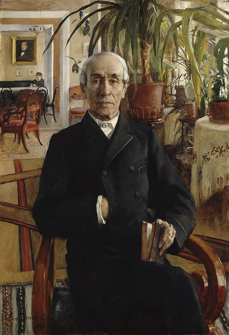 "Portrait Of Baron Johan Philip Palmen, Vice Chancellor Of The University" by Eero Järnefelt.