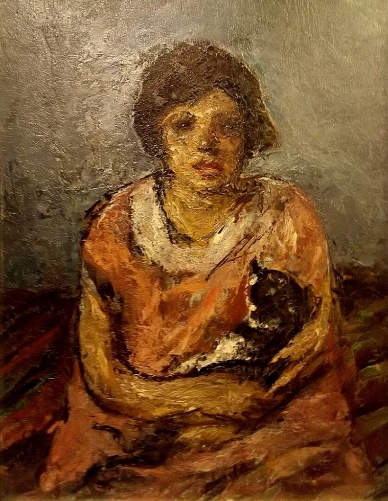 "Portret De Fata," by Gheorghe Petrașcu.