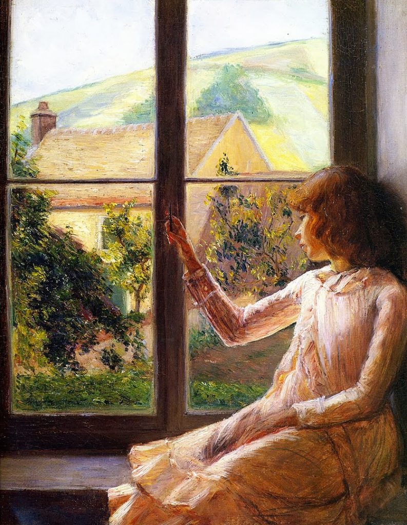 "Child In Window," by Lilla Cabot Perry.