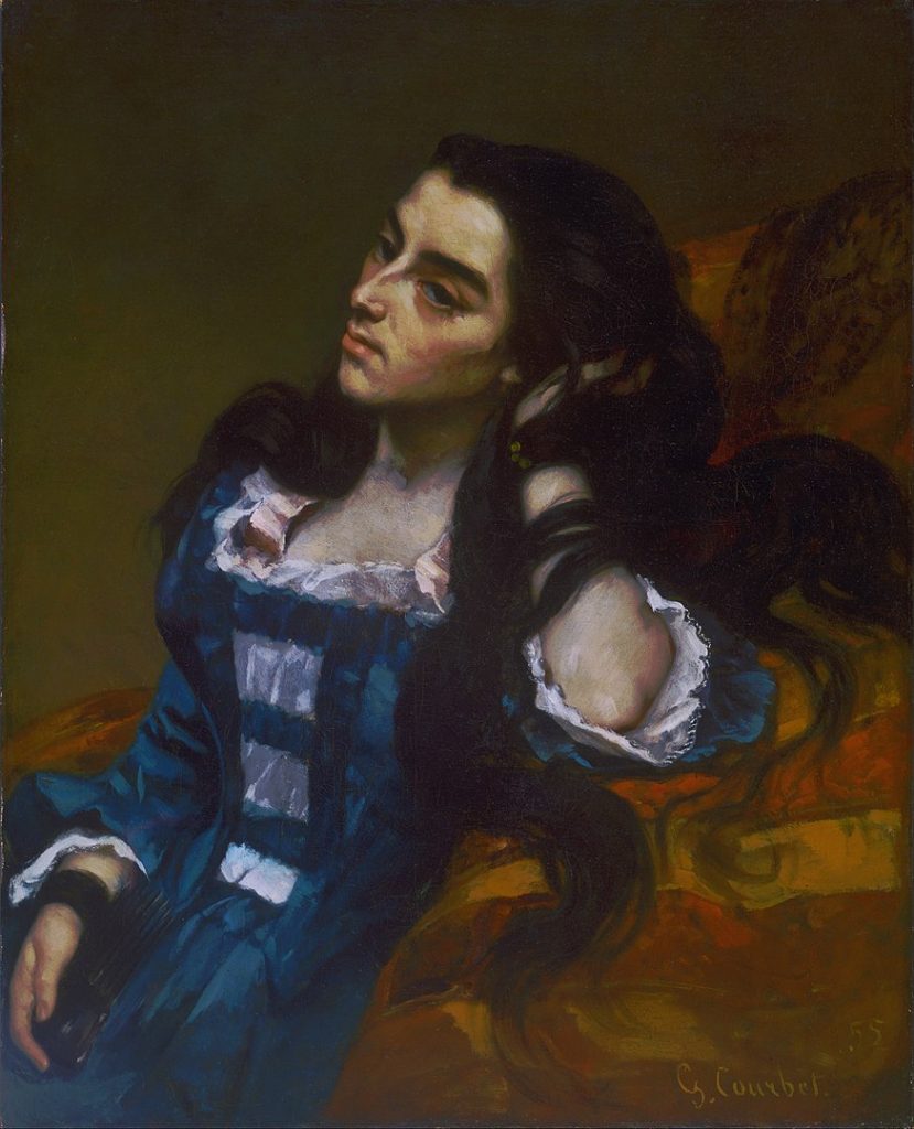 "Spanish Woman," by Gustave Courbet.