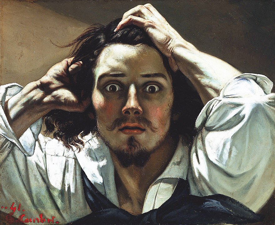 "Le Desespere," by Gustave Courbet.