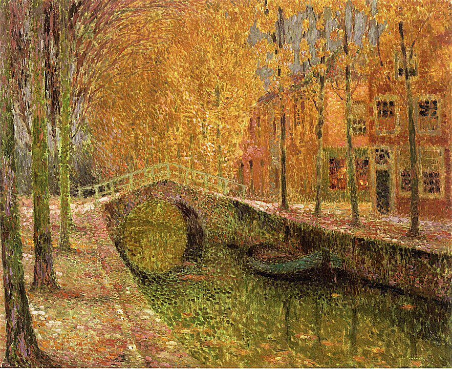 "Kanaal Te Delft," by Henri Le Sidaner.